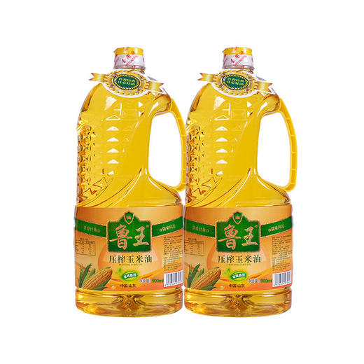 鲁王 压榨玉米油900ML×2 商品图0