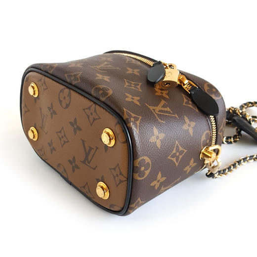 【95新】LV路易威登vanity系列M45165小号拼色老花vanity化妆盒手提单肩包 女士现售价：11000！150325AI31 商品图7