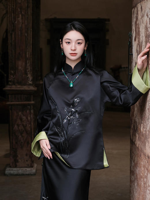 廷前观棠 | 岸芷汀兰上衣(售完不补) 商品图0