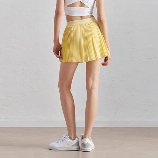 【3~5天发货】跃牌【美度空间】系列 夏季松紧高腰显瘦瑜伽短裙内衬防走光带口袋网球裙ADDQ52028 商品图1