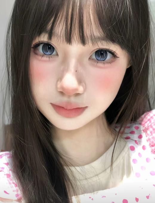 【中直径】PUFF GIRL-城堡巡游蓝-14.2mm【半年抛 度数0-800度 含525/575】 商品图6