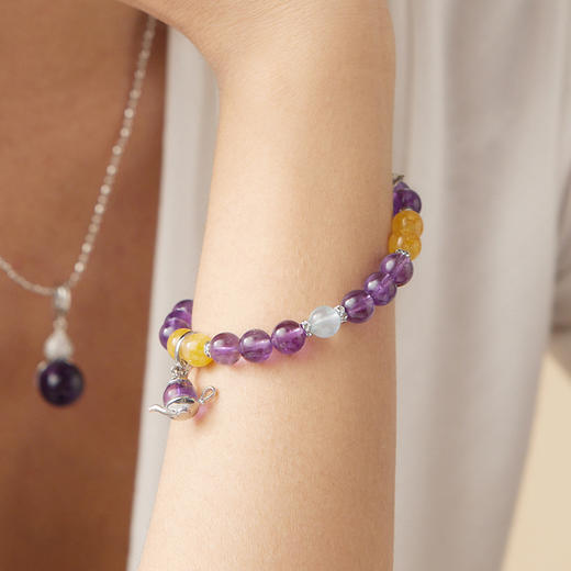 热卖【Au专属】Manreya玛芮雅“把把壶”魔法转运水晶手链 商品图5