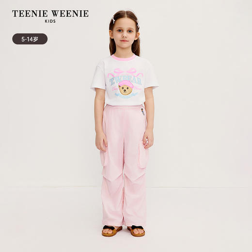 TeenieWeenie Kids小熊童装夏季新女童休闲薄款降落伞长裤TKTC256443I 商品图1