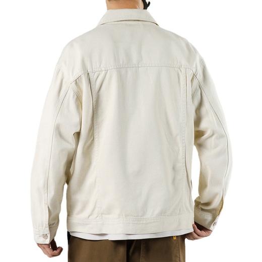 红览 牛仔外套男士宽松潮牌帅气牛仔衣纯棉男工装夹克 商品图4