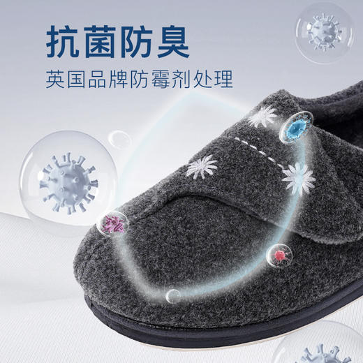 巴玛适春秋季中老年妈妈鞋春款透气加肥宽松老人休闲鞋脚宽脚肿易穿脱女鞋B16 商品图3