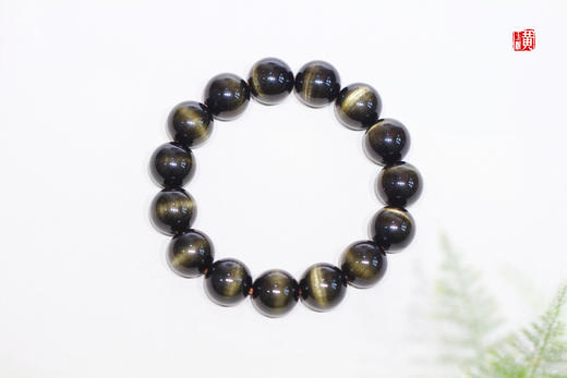 【财源广进】金曜石猫眼手串 商品图2