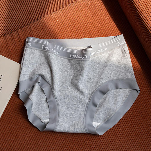 【3条装❗美宅内裤】A类纯棉无痕云感，7A抗jun聚乳酸裆抗jun，轻柔高弹腰带不易变形，桑蚕丝加长裆大码三角裤内裤QQ 商品图8