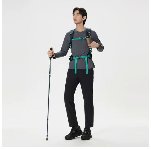 K隆 户外休闲男士速干运动微拉绒圆领长袖T恤 Z-150105 商品图7