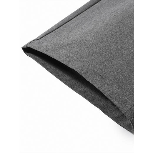 GXG男装灰色百搭简约休闲商务直筒长裤2024秋季热卖#G24D024178 商品图4