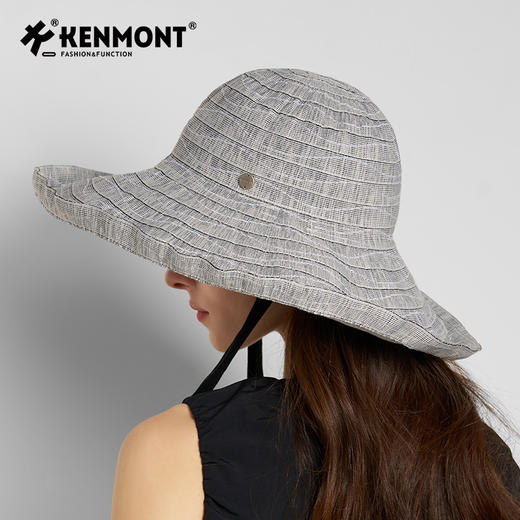 卡蒙新款遮脸大帽檐时尚防紫外线休闲度假太阳帽KM-6210 商品图10