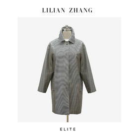 E系列-定制 ——“复古风尚”——英式老钱——经典格纹风衣外套 2507001