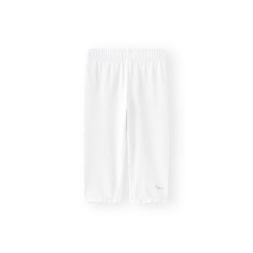 【森林密语系列】英氏儿童裤子夏季透气裤子休闲女童打底裤百搭柔软新款7分裤 商品图5