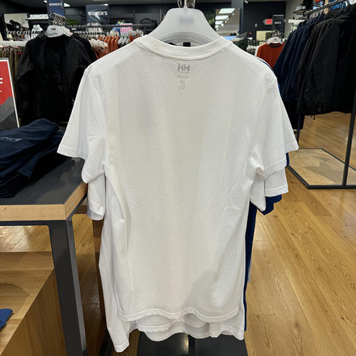 HE**Y HANSEN/海*汉*森 Nord 男士夏季小logo透气圆领短袖T恤 商品图2