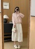 春新品超新颖工装风抽褶减龄前短后长衬衫 商品缩略图11