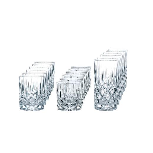 德国进口奈赫曼Nachtmann饮具18件套
（软饮杯+威士忌杯+调酒杯） 商品图0
