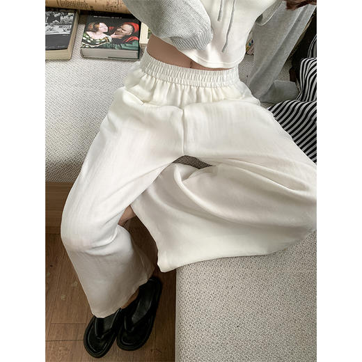 <曾小咸推荐>韩系宽松慵懒阔腿休闲裤【预售款】 商品图2