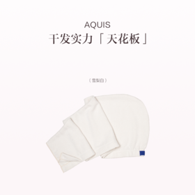 品牌直发 AQUIS Flip™Lisse 科技纤维干发帽 30x74cm 雪梨白