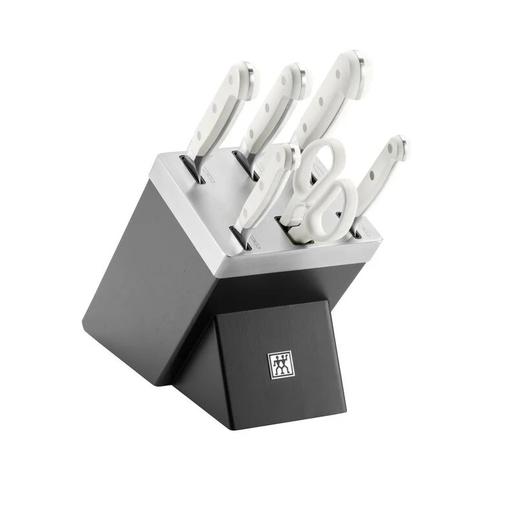 德国进口双立人刀具7件套
（蔬果刀+多用途刀+切肉刀+西厨刀+面包刀+多用途剪刀+带磨刀功能的收纳盒） 商品图0