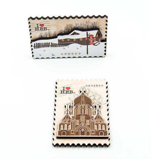 立体木雕磁贴-哈 商品图4