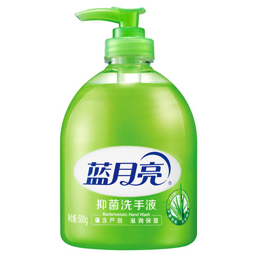 10000127【品牌直发】消灭99%病菌 |蓝月亮芦荟滋润清爽洗手液500g瓶装 商品图1