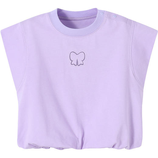 女童SORONA凉感圆领短袖针织衫夏季新款安奈儿童装实体店同款XG521688 商品图6