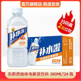 【首页专属】东鹏饮料补水啦电解制水饮料380ml*24瓶