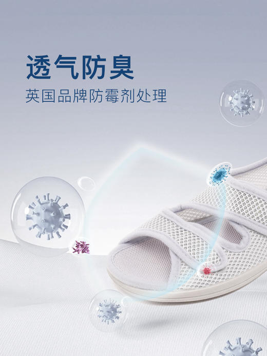 巴玛适夏季软底凉鞋女透气网面冰丝凉快平底防滑轻便女鞋加肥宽松A11 商品图9
