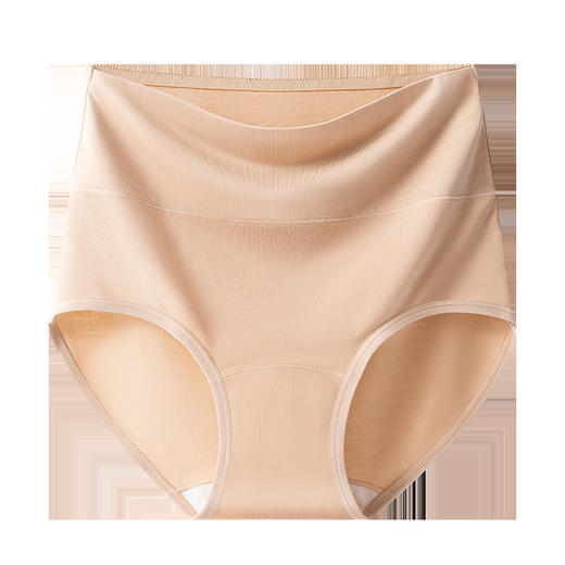 【女士轻薄莫代尔高腰】高腰莫代尔内裤轻薄收腹纯色女士内裤无痕全棉裆超柔 商品图4