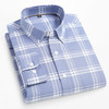 红览 春秋纯棉长袖男士格子衬衫 商品缩略图7