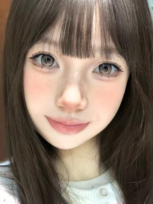 【大直径】PUFF GIRL-烟熏三文鱼棕-14.5mm【半年抛 度数0-800度 含525/575】 商品图8