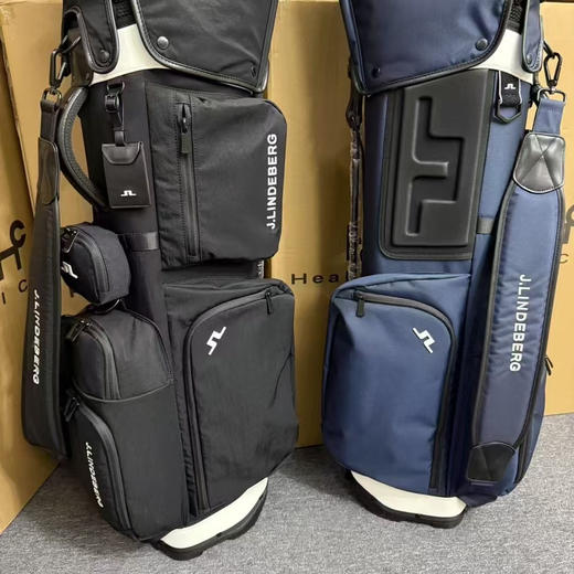 外贸原单正品林德伯格（J.LINDEBERG）高尔夫支架包
经典黑与深邃蓝，简约又不失格调
多口袋设计超实用，分区合理方便拿取球具 商品图1