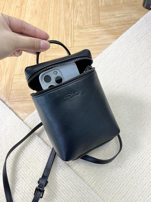 珑骧 女包女士牛皮迷你手机包手提单肩斜挎薯条包 商品图5