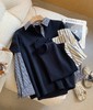 小众品牌假两件POLO英伦风百搭T衫 商品缩略图13
