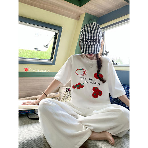 <曾小咸推荐>韩系宽松慵懒阔腿休闲裤【预售款】 商品图4