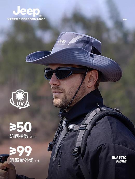 jeep吉普户外渔夫帽可折叠牛仔帽防晒 商品图1