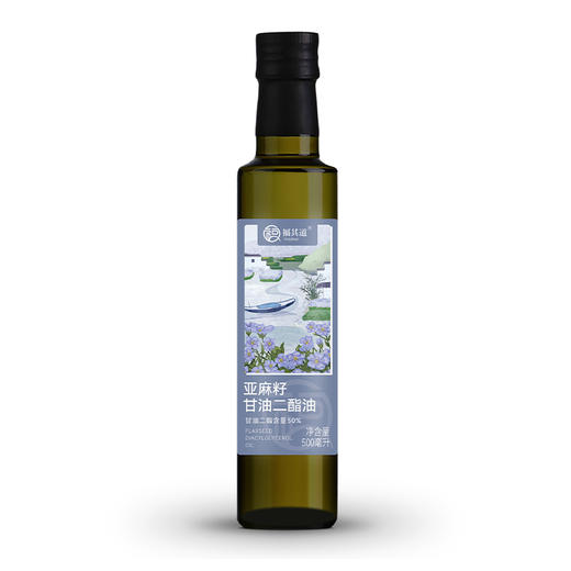 [精选]亚麻籽甘油二酯油50% 家用煎炒菜凉拌 甘油二脂 食用油 老人 健身 减负 商品图2