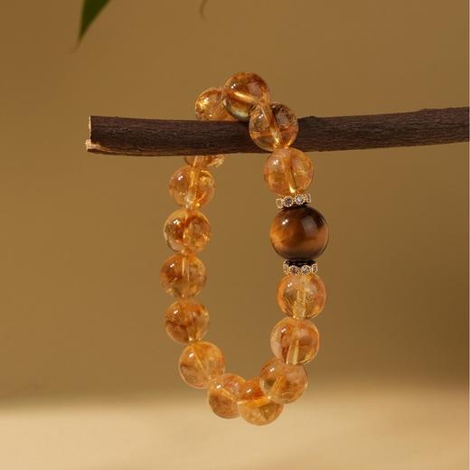 【璀璨之石闪耀腕间】巴西黄水晶男女手串系列，大自然的璀璨宝石，晶莹剔透展现腕间之美，黄水晶/黄虎眼石/黄塔晶贵气有质感 商品图3