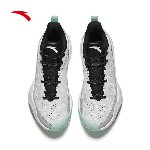 安踏（ANTA）风洞BM丨男子篮球鞋防滑耐磨缓震外场训练运动鞋112511604 芯片灰/浅沐灰-3 商品图8