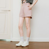 【严选】诗凡黎卡其色短裤2025年春新款时尚设计感高腰显瘦包容百搭休闲裤7G4150211 商品缩略图4