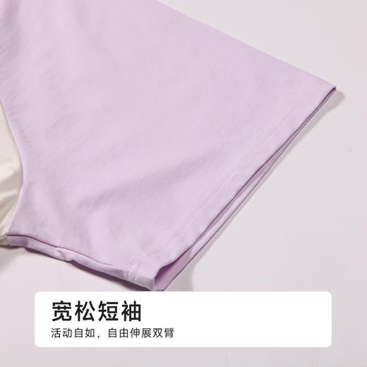 都市丽人亲情蜜语女士棉质短袖套装薄32支纯棉单面短袖类LHH0A6 商品图6