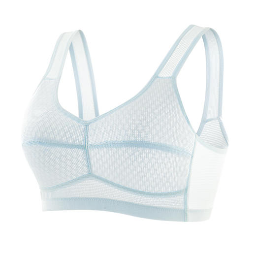 雀说 【2件】蜂巢杯文胸薄款透气内衣舒适无钢圈聚拢胸罩82080 商品图5