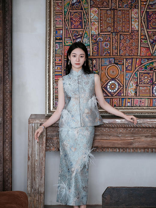 廷前观棠 | 团月马甲 商品图1