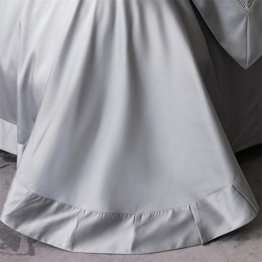 【线下门店轻奢高端系列】星耀臻柔棉纯色四件套 天丝棉艾草抑菌纤维柔顺清凉套件 商品图9