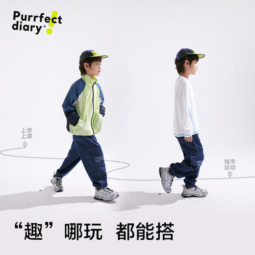 【咕噜日记】童装儿童牛仔裤2025春夏新款男童休闲裤子中大童长裤百搭PCK2523 商品图1