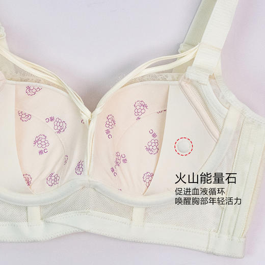 【69元1件】小胸聚拢四排扣云感棉调整文胸-2251108 商品图5