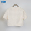 NUTS夏季新品时尚优雅修身气质百搭纯色圆领短外套418042505 商品缩略图1