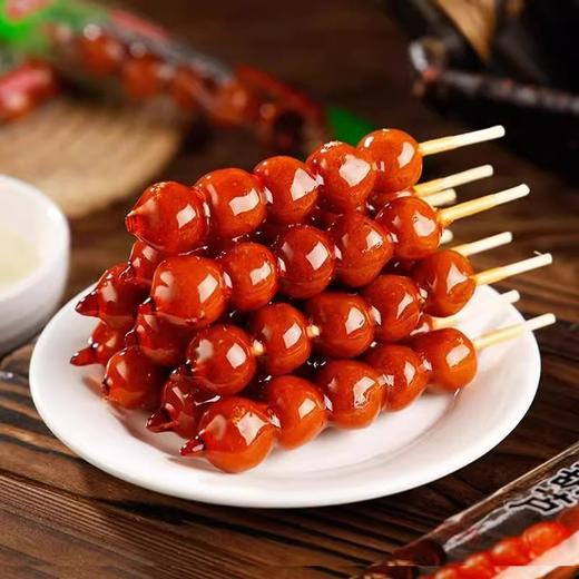 【9.9到手约25颗❗️冻干冰糖葫芦】甄选品质原料制作，糖汁包裹山楂泥浆，酸甜可口香浓四溢，楂球果新鲜，老北京糖葫芦，网红零食儿时怀旧小吃特产L 商品图0