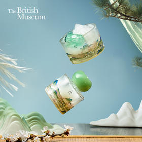 大英博物馆桃花源记国风无火香氛室内摆件晶石香薰室内持久家用礼盒