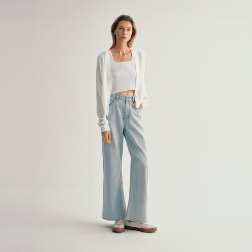 【商场同款】麦檬夏垂坠有型莱赛尔质感开衫5F4131531 商品图1