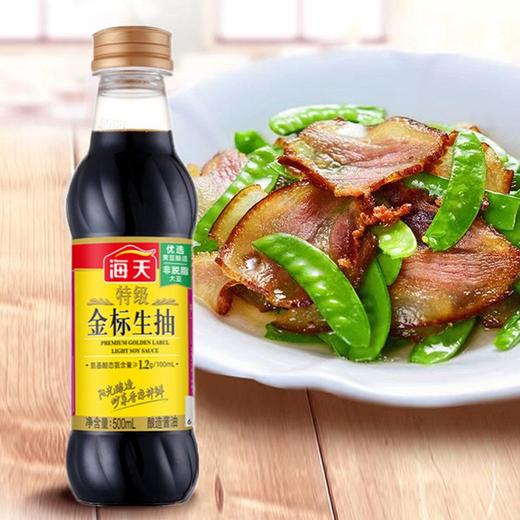 海天特级金标生抽 500ml 商品图1